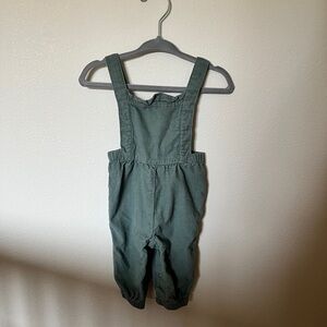 Carter's Hunter Green Overalls with Adjustable Straps
